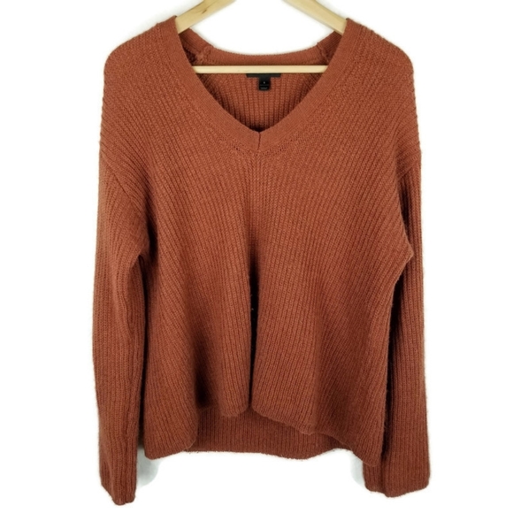 J. Crew Sweaters - J Crew Oversized V Neck Sweater Knit Alpaca Wool